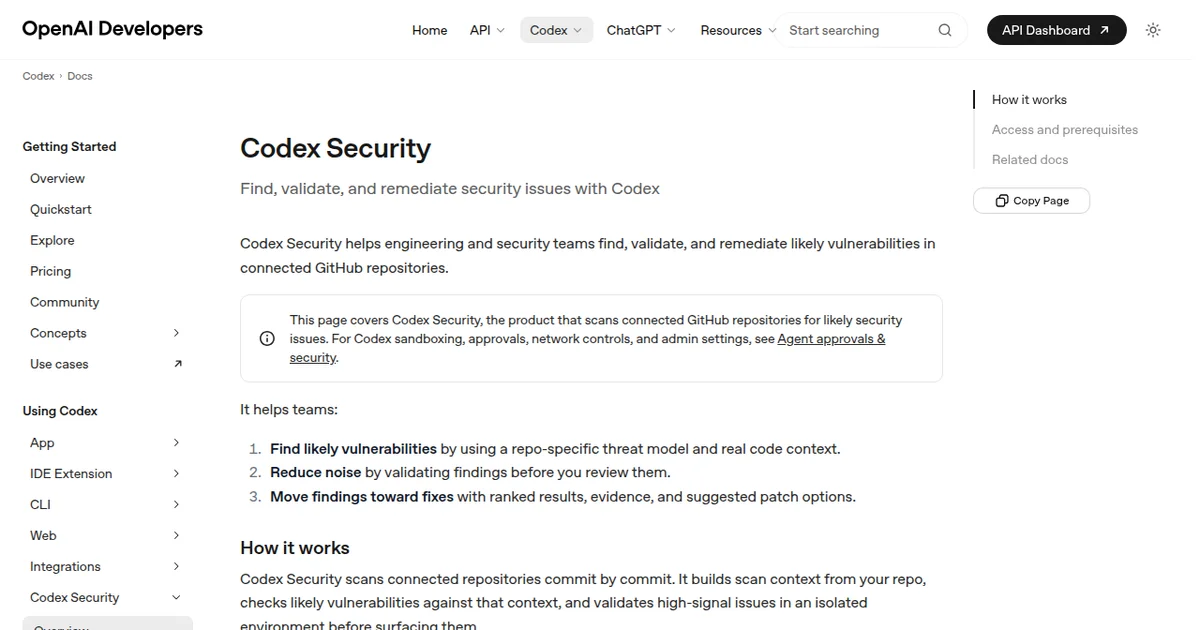 Codex Security - AI Agent Review | Agent Finder