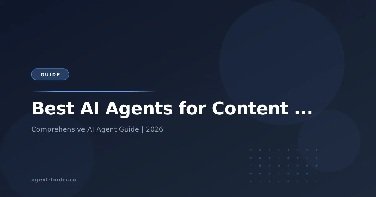Best AI Agents for Content Creators: Create Faster Without Burnout