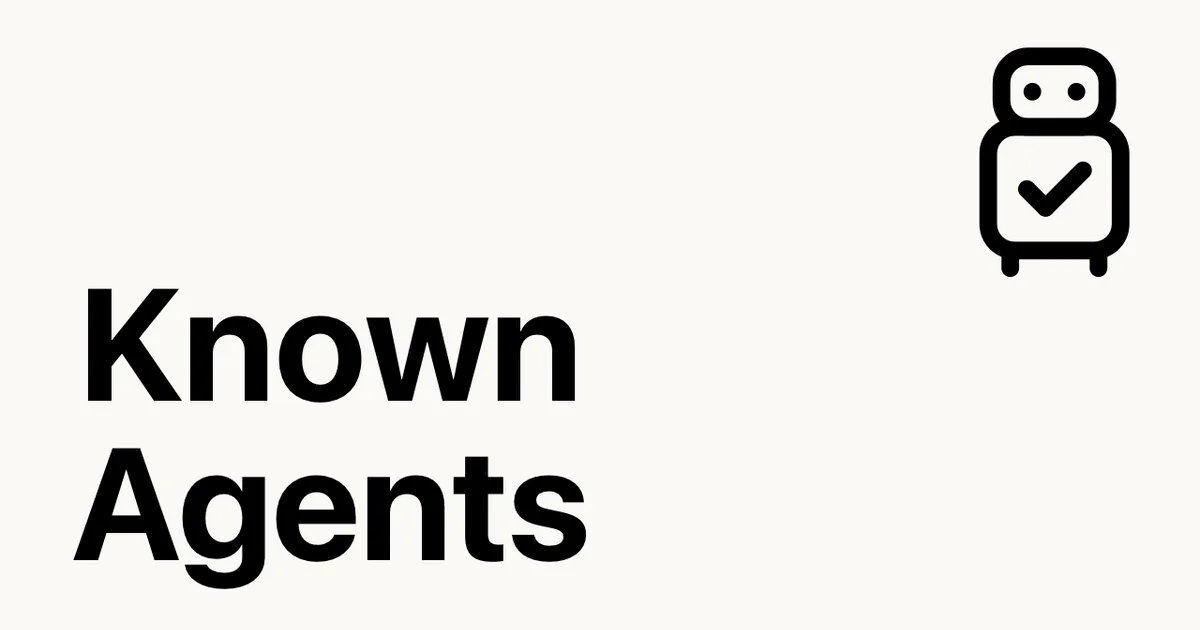 Known Agents