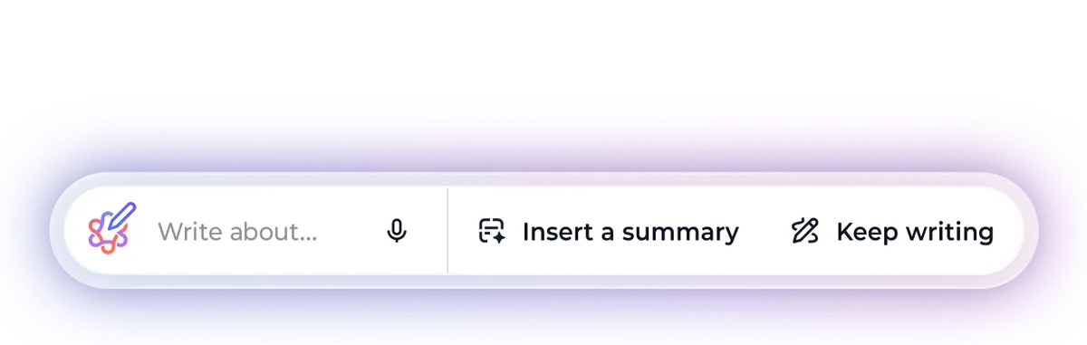 Lenovo and Motorola Qira write mode interface for AI-assisted content creation