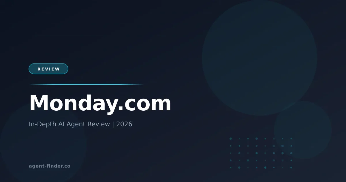 Monday.com - AI Agent Review | Agent Finder