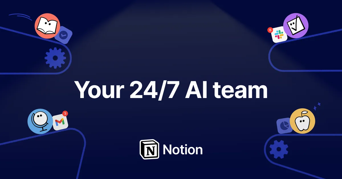 Notion Custom Agents + Developer Platform - Hero overview